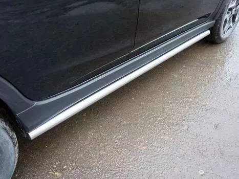 Боковые подножки, пороги труба 60,3 мм Компания ТСС SUBXV17-18 Subaru XV 2017-