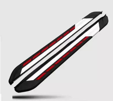 Боковые подножки, пороги Youpin YPN00117 для Hyundai Creta (Крета) (2G) 2021-