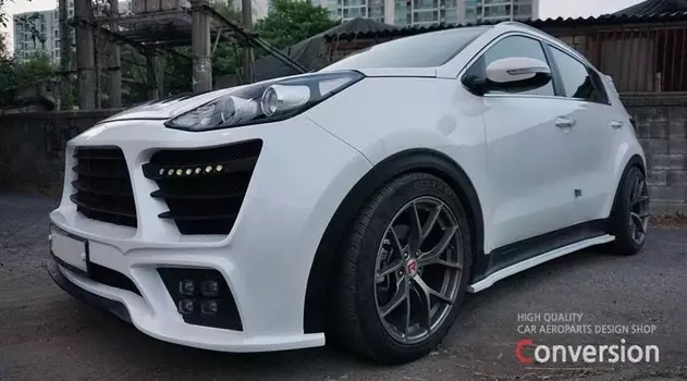 Боковые пороги Conversion Body Kit для KIA Sportage IV 2016 -