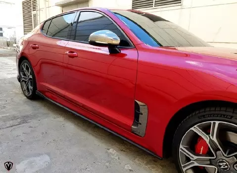 Боковые пороги M&amp;S CK-08 для KIA Stinger 2018 -