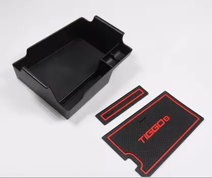 Бокс в подлокотник с ковриком для Chery Tiggo 8 (2018 - 2019)