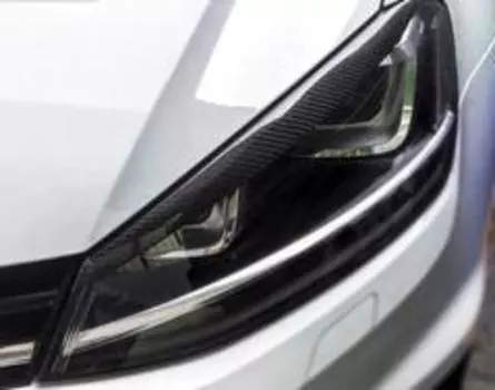 Брови передних фар (тип 2) EPR A-GOLF7-EYE-TYPE2 для Volkswagen Golf 2012-2019