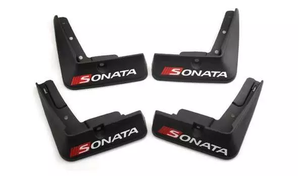 Брызговики, черные, с логотипом You Qiang QNG00304 для Hyundai Sonata (8G) DN8 2020-