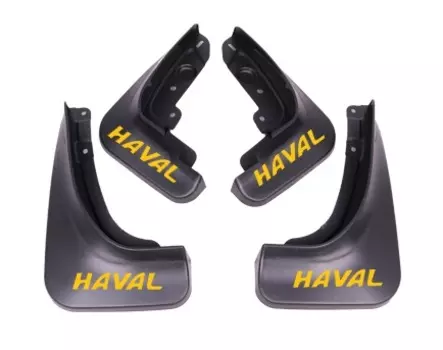 Брызговики (с желтым логотипом) Jinkai JNK00107 для Haval Jolion (Джолион) 2021-