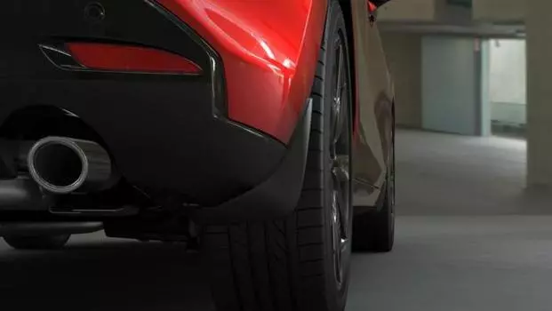 Брызговики задние B0L6-V3-460 для MAZDA 3 ( МАЗДА 3 ) 2019 +