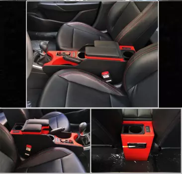 Центральный тонель со сдвижным подлокотником и USB Huakai для Hyundai Solaris 2017 / KIA Rio