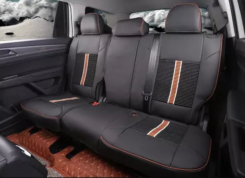 Чехлы на сиденья (надпись "Teramont") для Volkswagen Teramont 2017 -