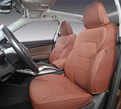 Чехлы на сидения (экокожа, коричневые) Bo Yue BYE00134 для Geely Atlas 2016-