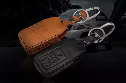 Чехол для ключа (черный) для Volvo XC60 (2014 - 2017)