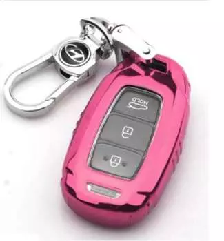 Чехол для ключа розовый You Qiang QNG00110 для Hyundai Sonata (8G) DN8 2020-