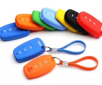 Чехол для ключа силиконовый (черный) для Haval F7X (Хавал Ф7Х)