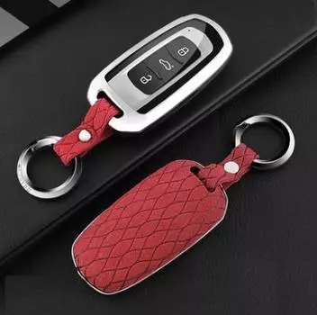 Чехол для ключей (красный, замшевый) Bo Yue BYE00189 для Geely Atlas 2016-