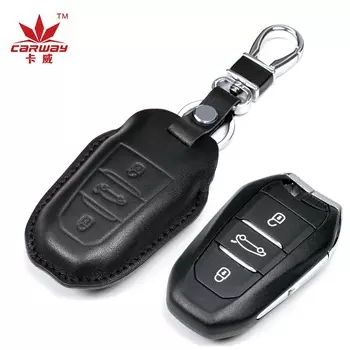 Чехол для смарт-ключа (черный) для Citroen C4 Седан 2013 - 2016