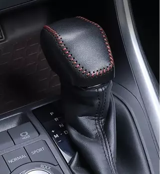Чехол на коробку передач с красным Toyota RAV4 2019-