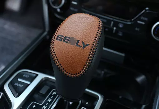 Чехол на ручку КПП (кожа) для Geely Emgrand GT 2017 -