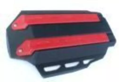 Чехол защиты корпуса (алюминий, черный, красный) Savage SAVAGE-0156-03-04 для BMW R1200GS LC 2013-2016