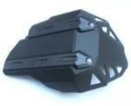 Чехол защиты корпуса (алюминий, черный) Savage SAVAGE-0155-03-03 для BMW F800GS 2013-2017