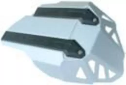 Чехол защиты корпуса (алюминий, серебристый, черный) Savage SAVAGE-0155-02-03 для BMW F800GS 2013-2017