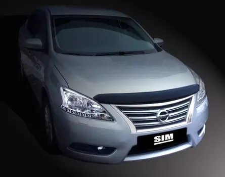 Дефлектор капота, темный SIM SNISEN1412 Nissan Sentra 2014 - 2016
