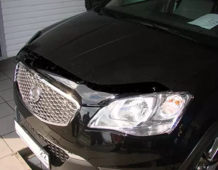 Дефлектор капота, темный SIM SSSACT1012 Ssangyong Actyon 2010 - 2013