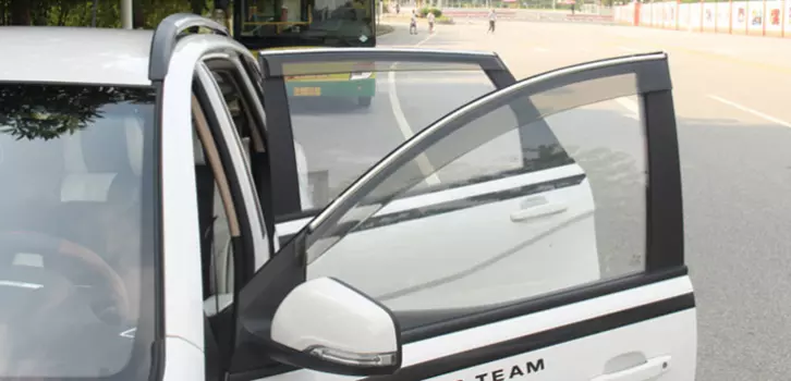 Дефлекторы боковых окон с хром молдингом для Lifan MyWay 2017 -