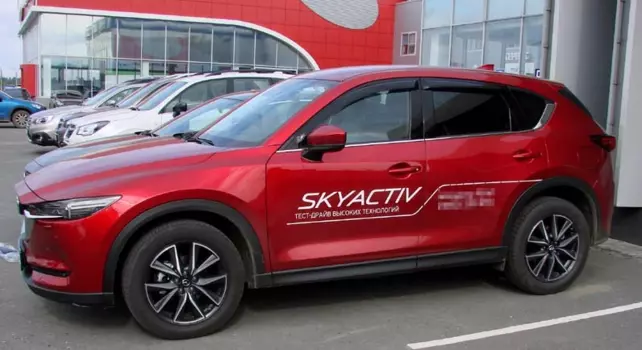 Дефлекторы боковых окон SIM для Mazda CX-5 2017 -