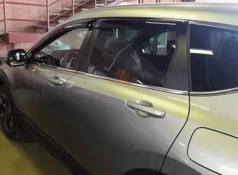 Дефлекторы боковых окон, темные, 4 части SIM SHOCRV1632 Honda CRV 2017-