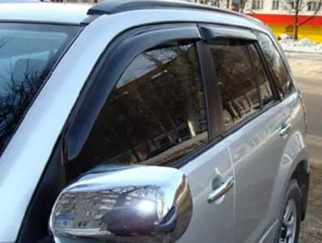Дефлекторы боковых окон, темные, 4 части SIM SSUGVI0532 Suzuki Grand Vitara 2005 - 2015