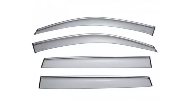 Дефлекторы боковых окон (темные) Toyota PZQ21-48025 Toyota Highlander 2017 -