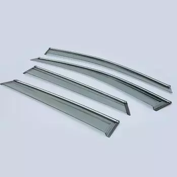 Дефлекторы на окна хромированные для Hyundai ix35 (2010 - 2015)