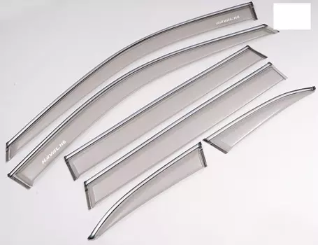 Дефлекторы окон 6 элементов Haval H6 2021-