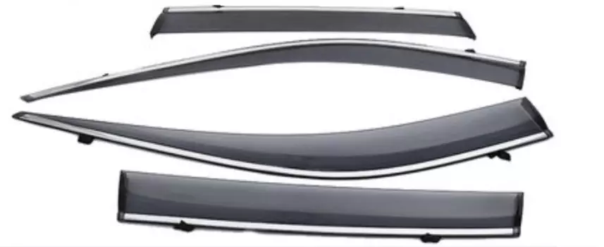 Дефлекторы окон черные Toyota RAV4 2019-