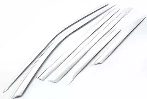 Дефлекторы окон хромированные для Hyundai Tucson (4G) 2021-