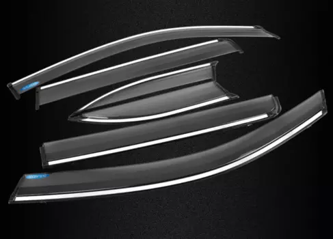 Дефлекторы окон из 6 элементов для Mitsubishi Outlander 3