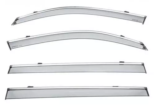 Дефлекторы окон из нержавеющей стали Zhejiang Benke BJACRFM423-W/S для JAC Refine M4 2016-2018