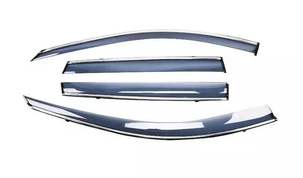 Дефлекторы окон Ou Bailun BLN00240 Mitsubishi Outlander (3G) рест. 2 2015 -, рест. 3 2018 -