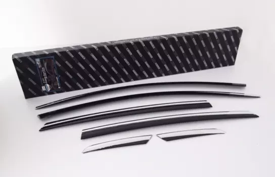 Дефлекторы окон с хром молдингом 6 элементов для KIA Optima