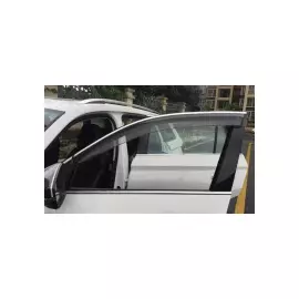 Дефлекторы окон с хром молдингом COBRA Skoda Karoq 2020 -