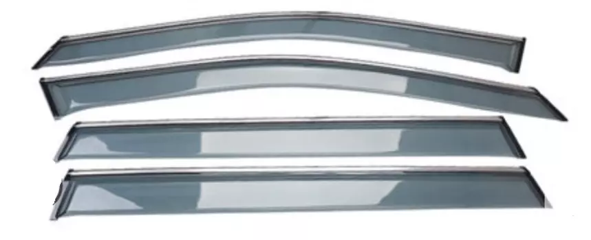 Дефлекторы окон серые Toyota RAV4 2019-