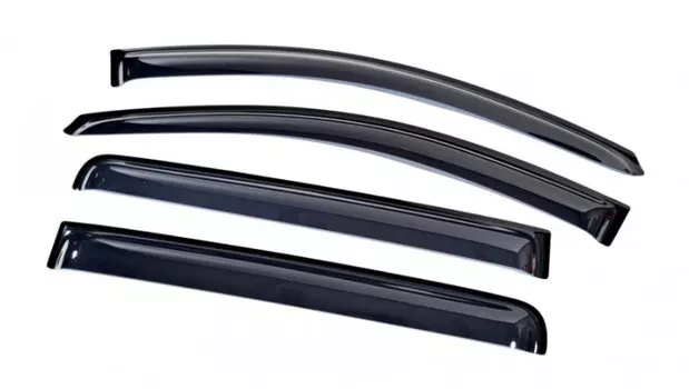 Дефлекторы окон SIM для Mitsubishi L200 (5G) рест. 2018 -