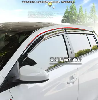 Дефлекторы окон темные для Changan CS75 2015 +