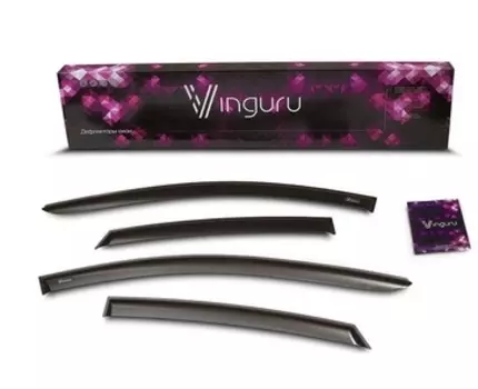 Дефлекторы окон Vinguru AFV88017 для Toyota Fortuner 2017-