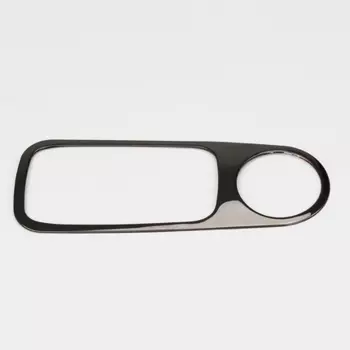 Декоративная черная глянцевая накладка на кпп Black Style