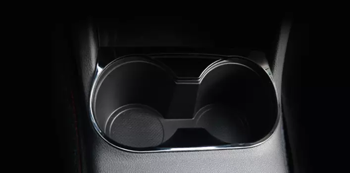 Декоративная черная глянцевая накладка на подстаканники Black Style