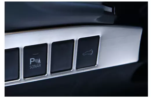 Декоративная накладка на кнопку парктроника, на кнопку открывания багажника