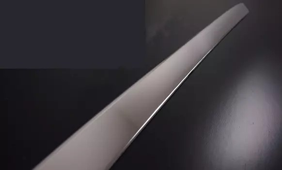 Декоративная накладка на юбку переднего бампера (хром) для Toyota Alphard 2015 -