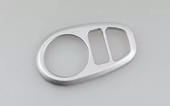 Декоративная серая, матовая накладка на блок управления зеркалами для Hyundai Creta (Крета)