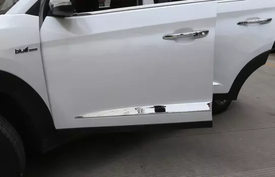 Декоративные молдинги на двери для Hyundai Tucson (2015- по н.в. )