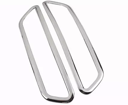 Декоративные накладки (хром) на задние катафоты для Geely Atlas 2018 -