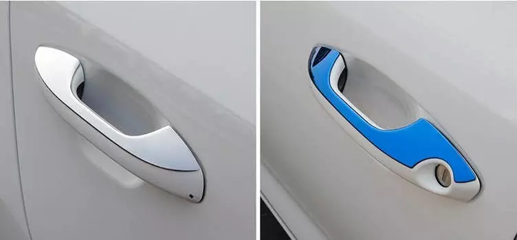 Декоративные накладки на ручку двери KIA Rio 2017 -